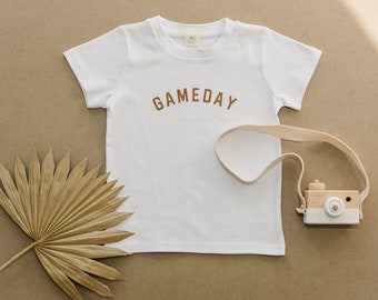 Gameday Organic Cotton Graphic Tee -Toddler Football T-Shirt - Baby Boy Outfit - Game Day Tee - Toddler Shirt - Fall - Basketball Team