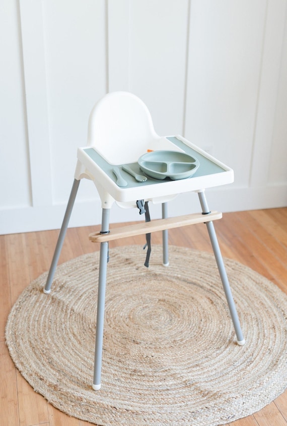 Adjustable Bamboo Footrest for Ikea Antilop High Chair 