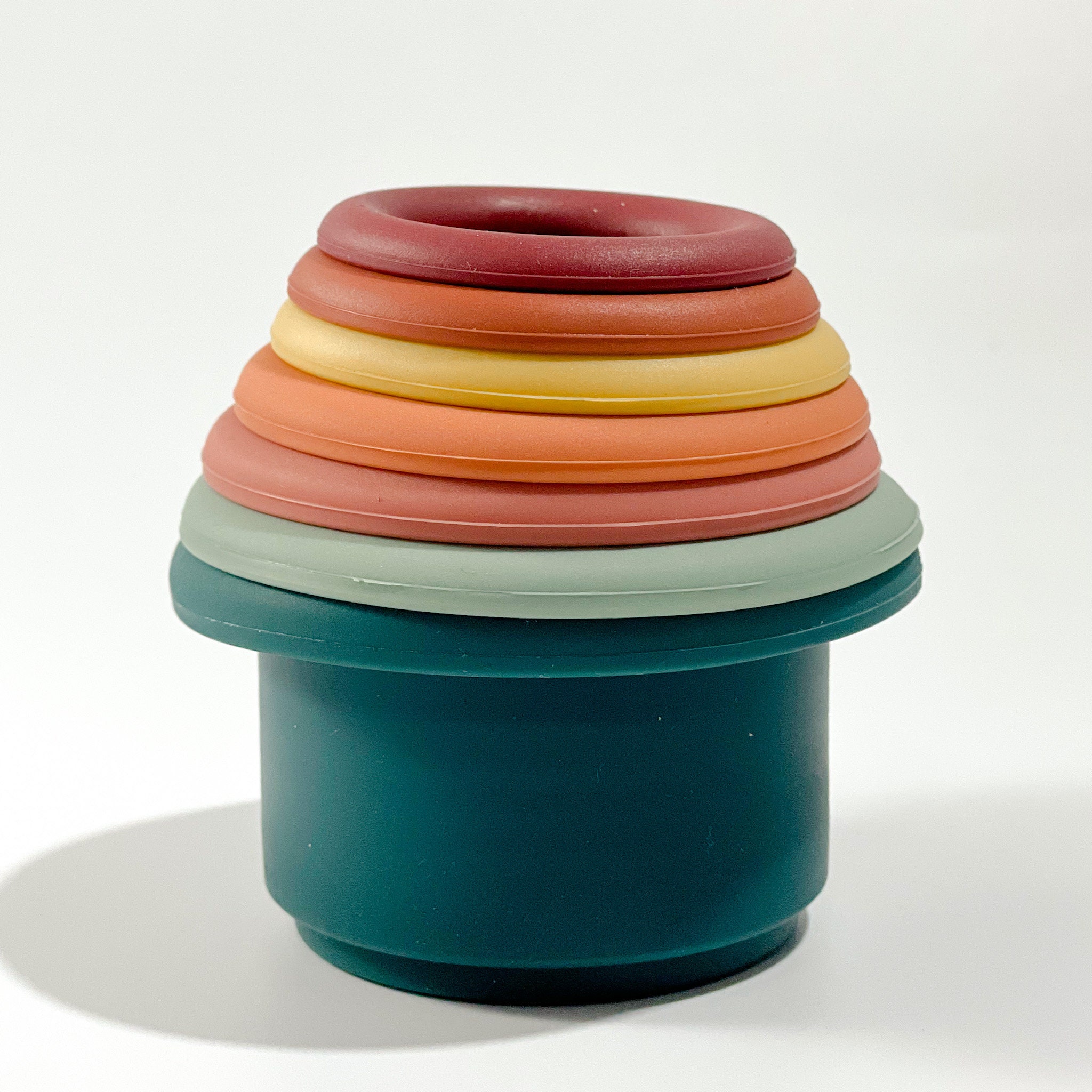 Silicone Stacking Cups Silicone Stacker Toy Stacking Toy Etsy
