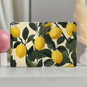 Cute Lemon Tree iPad Case iPad Air/Pro/Mini Case 10.9" iPad 10th Air 5th 4th Pro 12.9" 11" inch Mini 6 5 4 3 2 1 9th Generation Smart Case