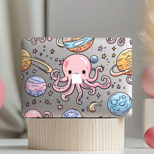 Galaxy monster Octopus MacBook case Space Mac Book 2021 14 Pro Max 15 2023 M2 MacBook Air 13 inch M1 Retina 16 hard case planets art Cartoon