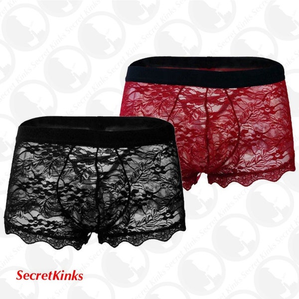 Men’s Lace underwear boxer short