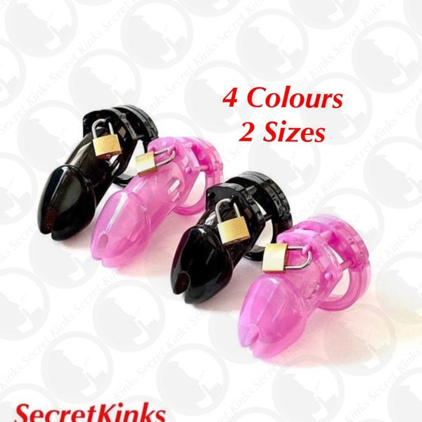 Adult male chastity device cock cage penis lock cage penis cage with 5 rings