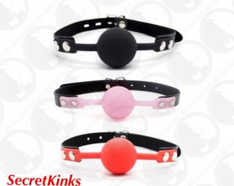 Mouth ball gag fetish bondage gag