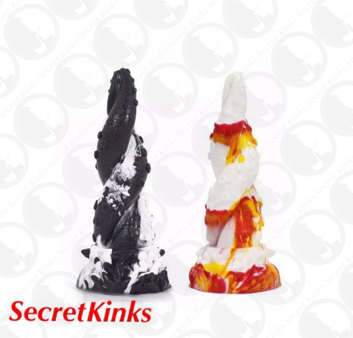 Big tentacle dragon dildo silicone large ribbed anal toy