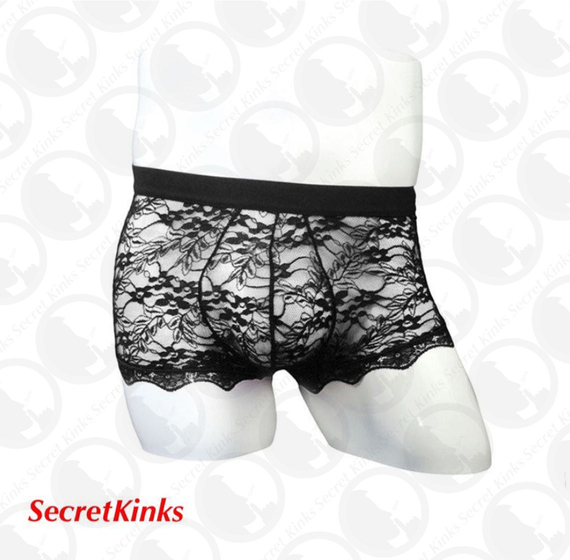 Mens Lace Underwear Boxer Short Etsy UK