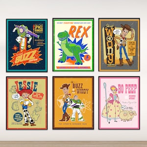 Toy story posters a set of 6