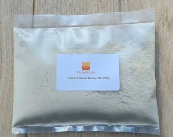 Beige Zement basierte Mörtel-Mix für Miniatur-Modell-Ziegeln