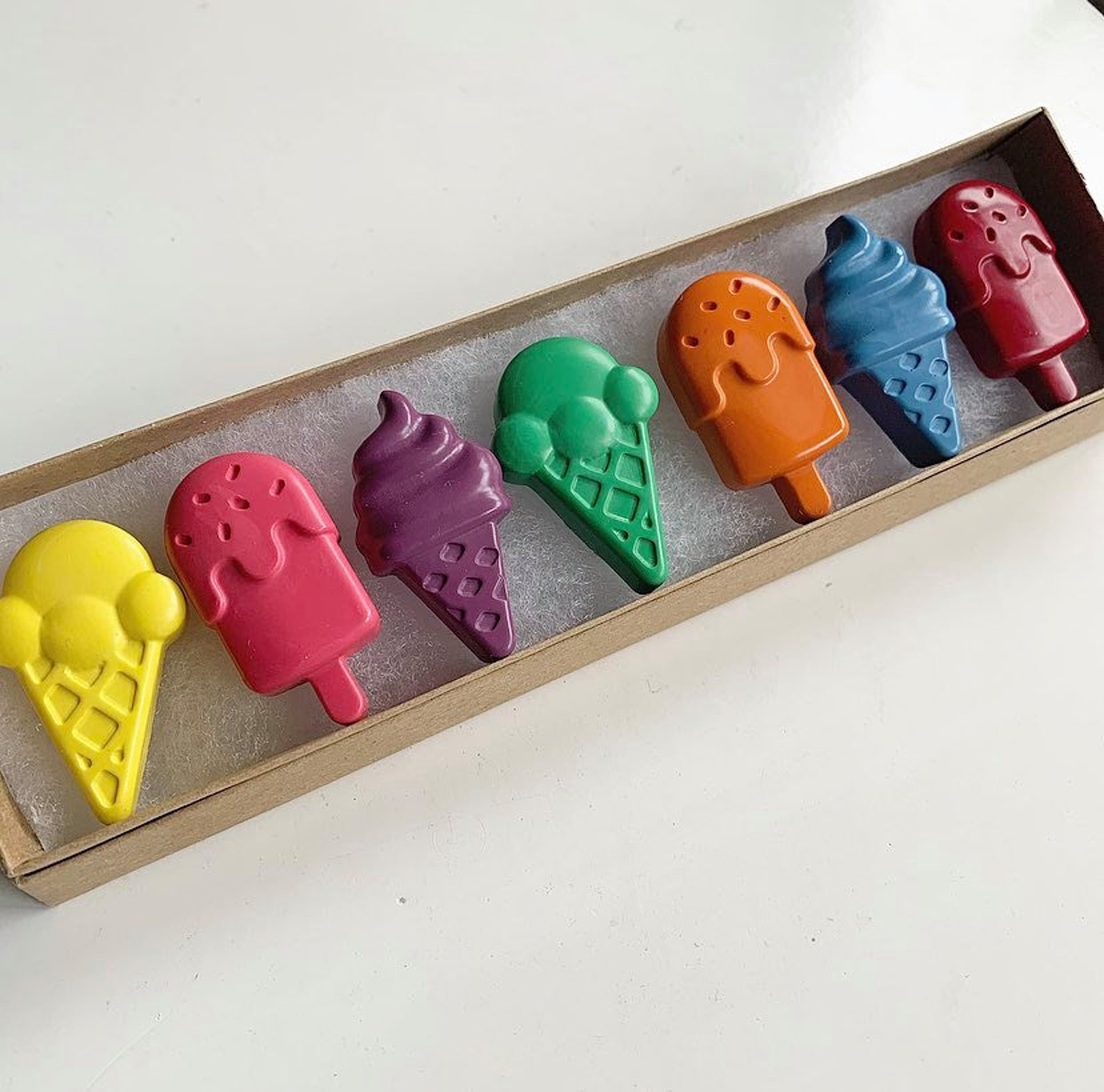 Icecream crayons lolly crayons gift set Etsy