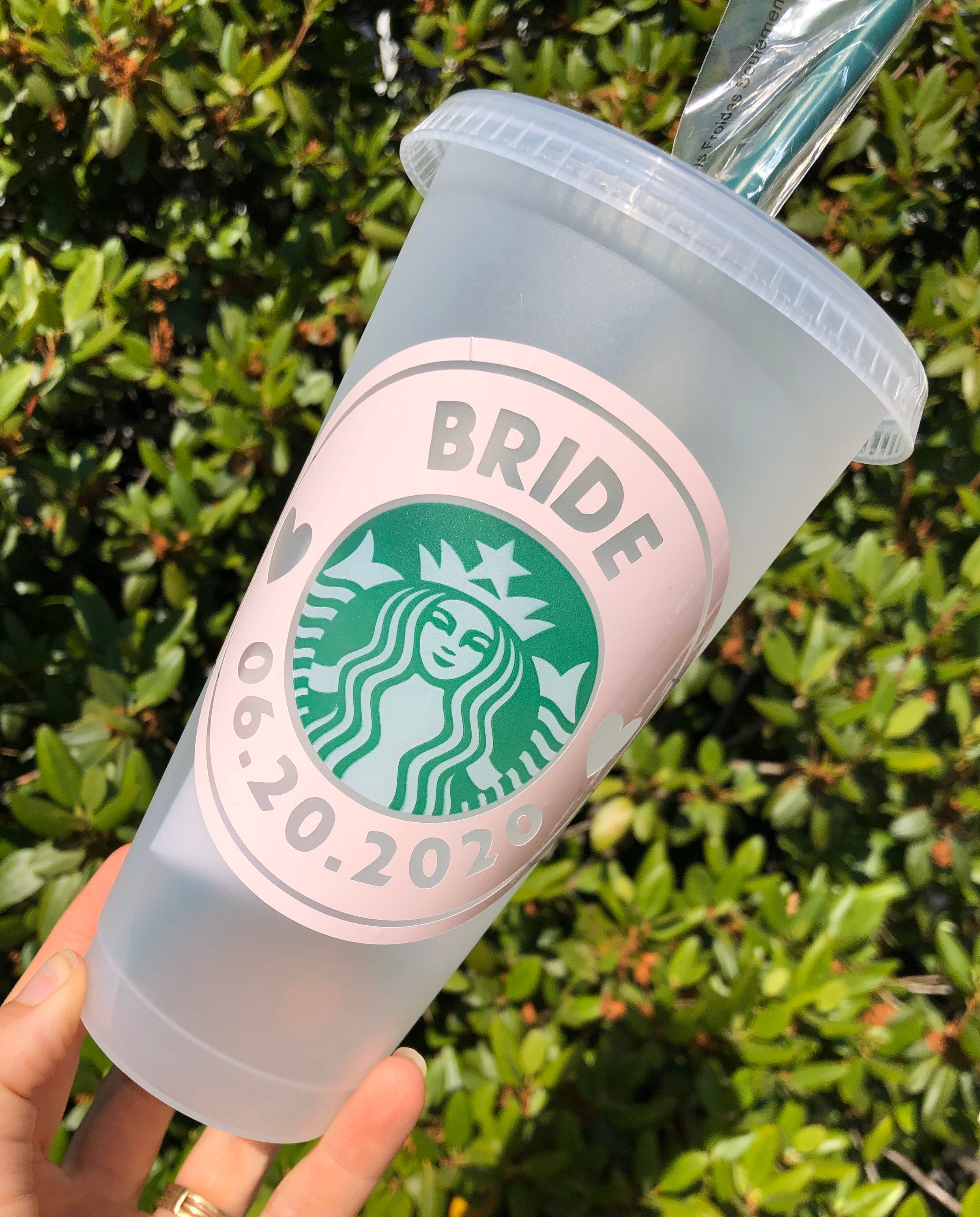 Starbucks Engagement Gift for Bride Bride Cup Gift for Her Bride to Be Custom Personalized Starbucks Cup Bachelorette Party Cup