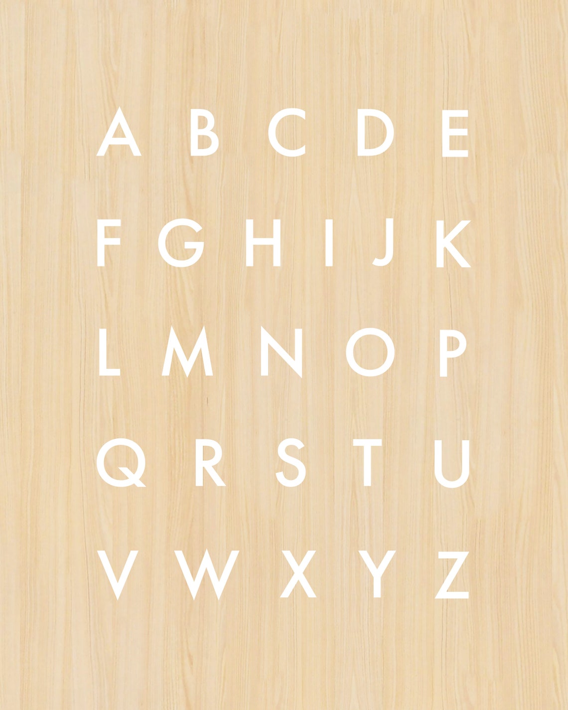 hfk uppercase alphabet poster printable etsy