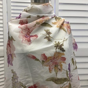 100% Cupro Fabric With Print 42/43"