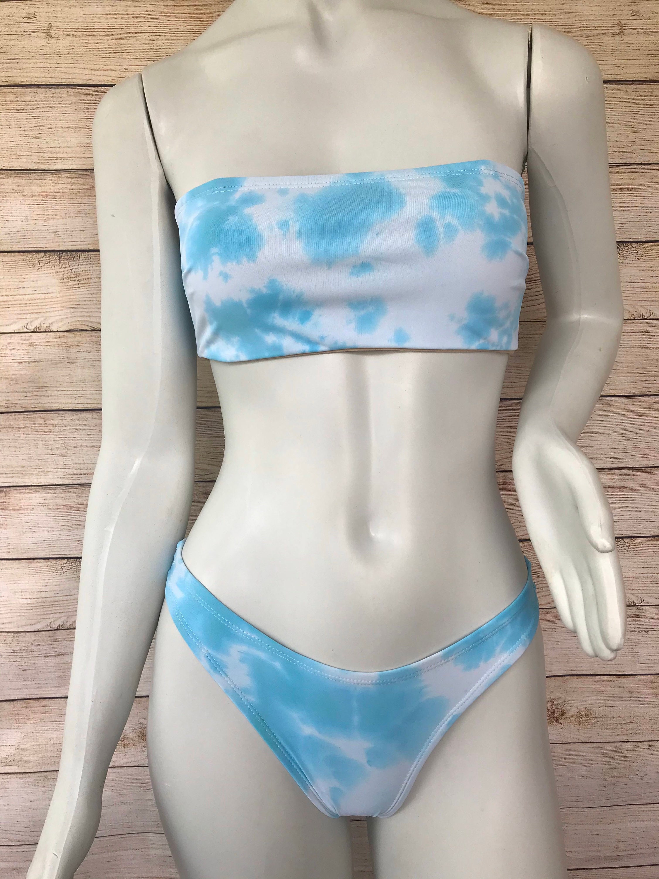 tie dye bikini bottom