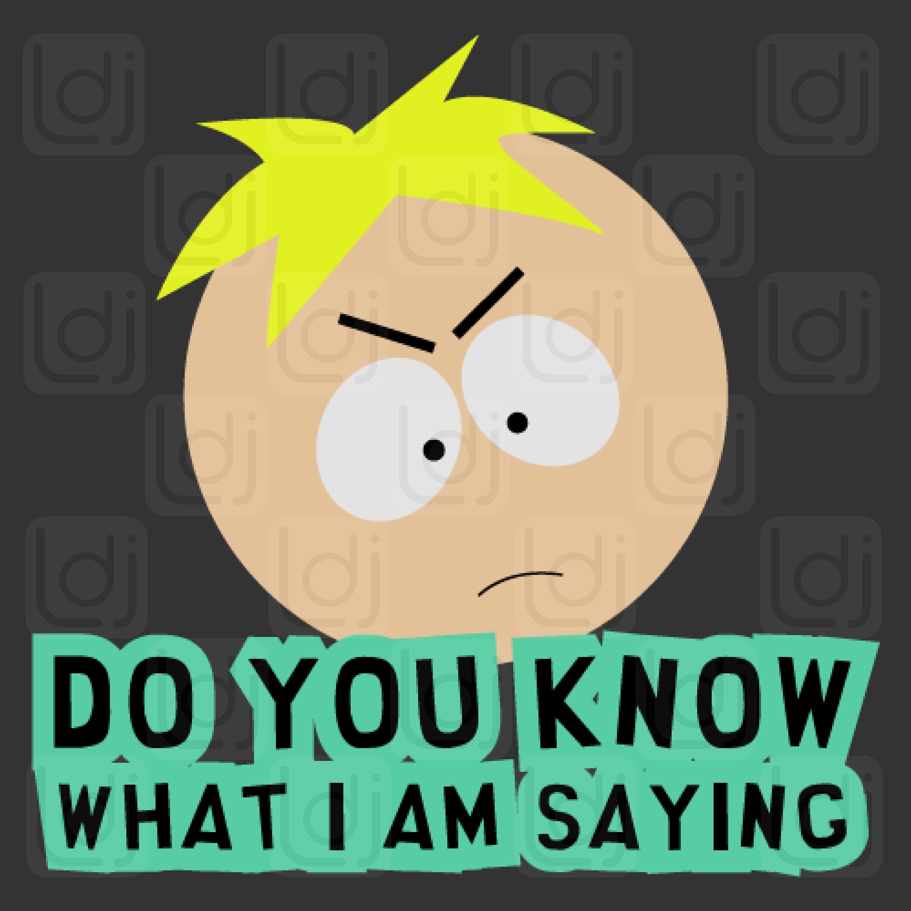 Butters Do You Know What I Am Saying