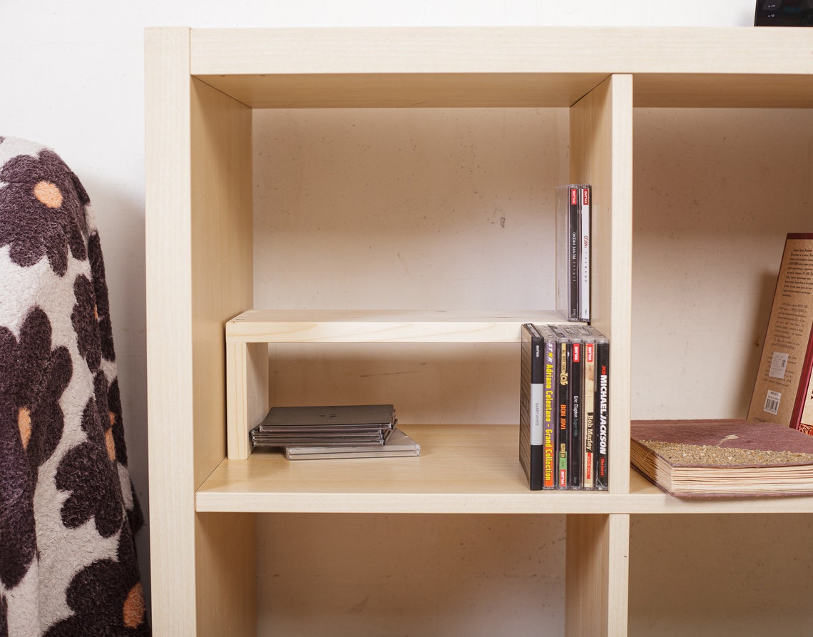 KALLAX shelf insert wood IKEA shelf storage organizer Etsy