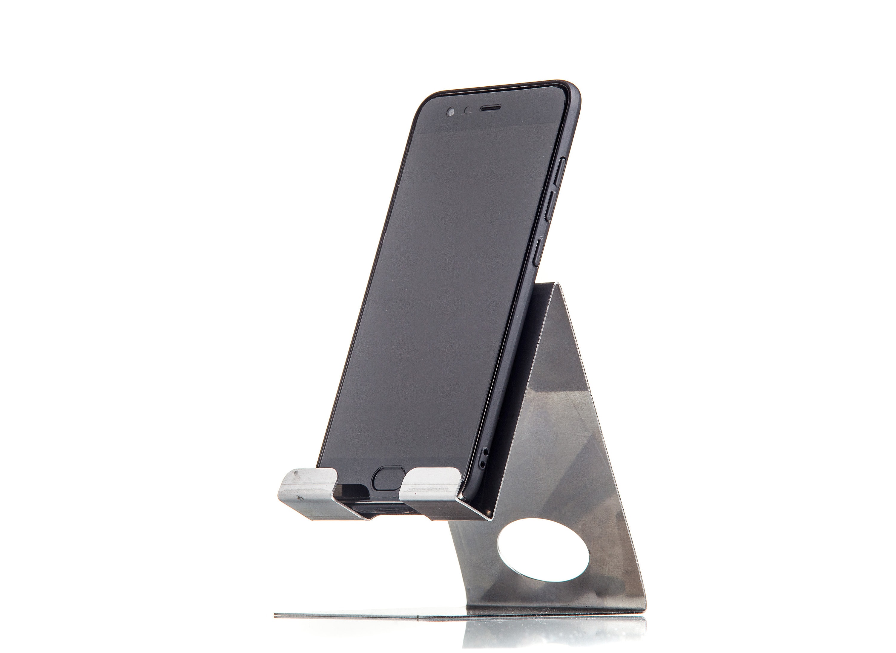 Steel phone stand Metal phone stand Metal Phone Holder Metal Etsy