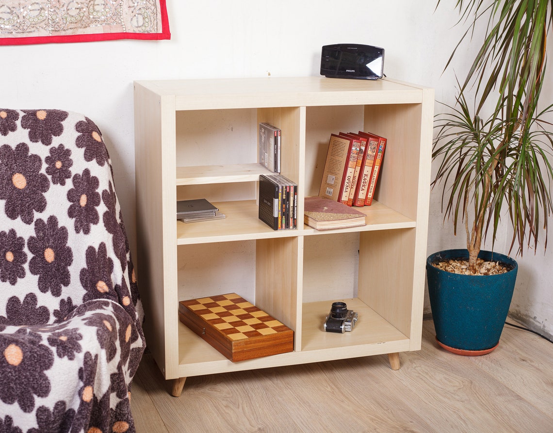 KALLAX shelf insert wood IKEA shelf storage organizer Etsy