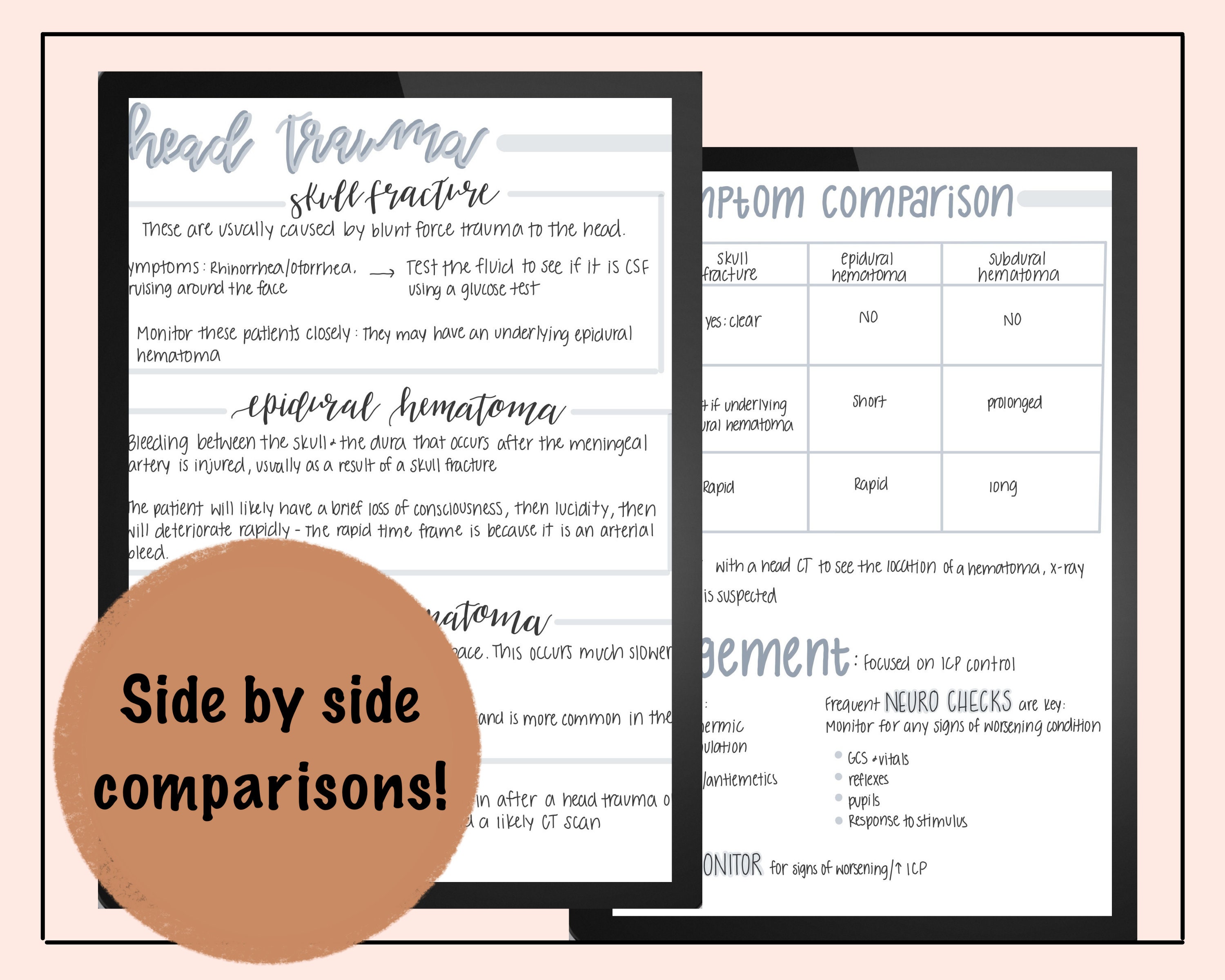 ICP Nursing Notes // Digital Download // Goodnotes File & PDF - Etsy
