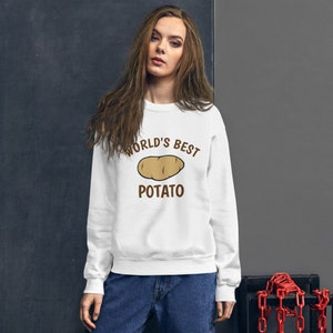 Worlds Best Potato, Funny Couch Potato, Gift for Men, Gift for Women, Cute Potato Farming Gift Idea, Potato Lover, Vegan, Best Friend Gift