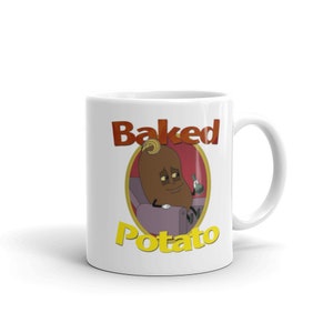 Baked Potato Mug, Funny Coffee Mug, Funny Couch Potato Coffee Cup For Men Women, Cute Potato Farming Gift Idea For Potato Lover Vegan