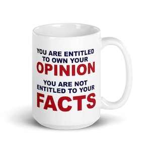 Tienes derecho a tu propia opinión, no tienes derecho a tus propios hechos, Mike Pence, VICEPRESIDENTE, Regalo de Jefe, Regalo de Mejor Amigo, Regalo de Papá, Regalo de Mamá