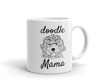 Goldendoodle Mama Mok, Doodle Mom Cup, Doodle, Labradoodle, Hond Moeder Mok, Hond Moeder Gift, Bont Moeder