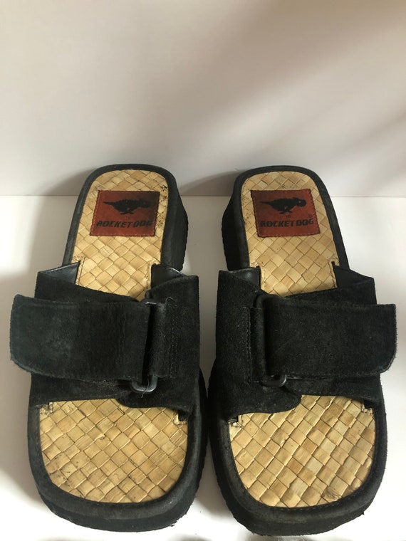 vintage platform flip flops