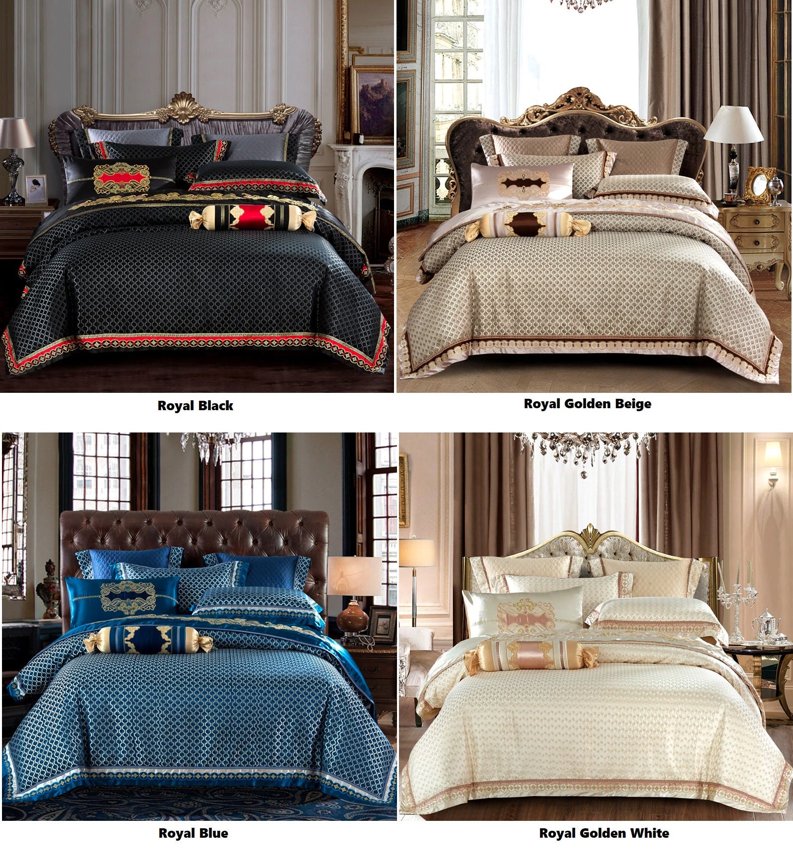 High End Velvet Bedding Sets Luxury Fleece Bedding Sets Etsy