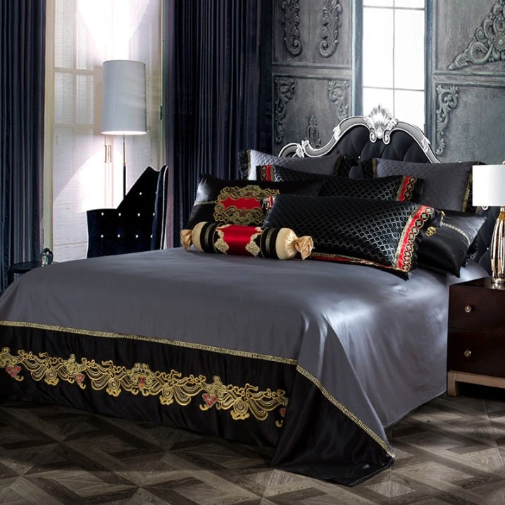 High End Velvet Bedding Sets Luxury Fleece Bedding Sets Etsy