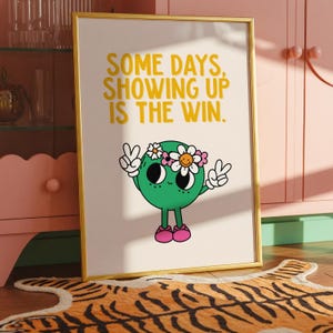 Motivational Quote Poster: Funky Dopamine Decor for Teens (Digital Download)