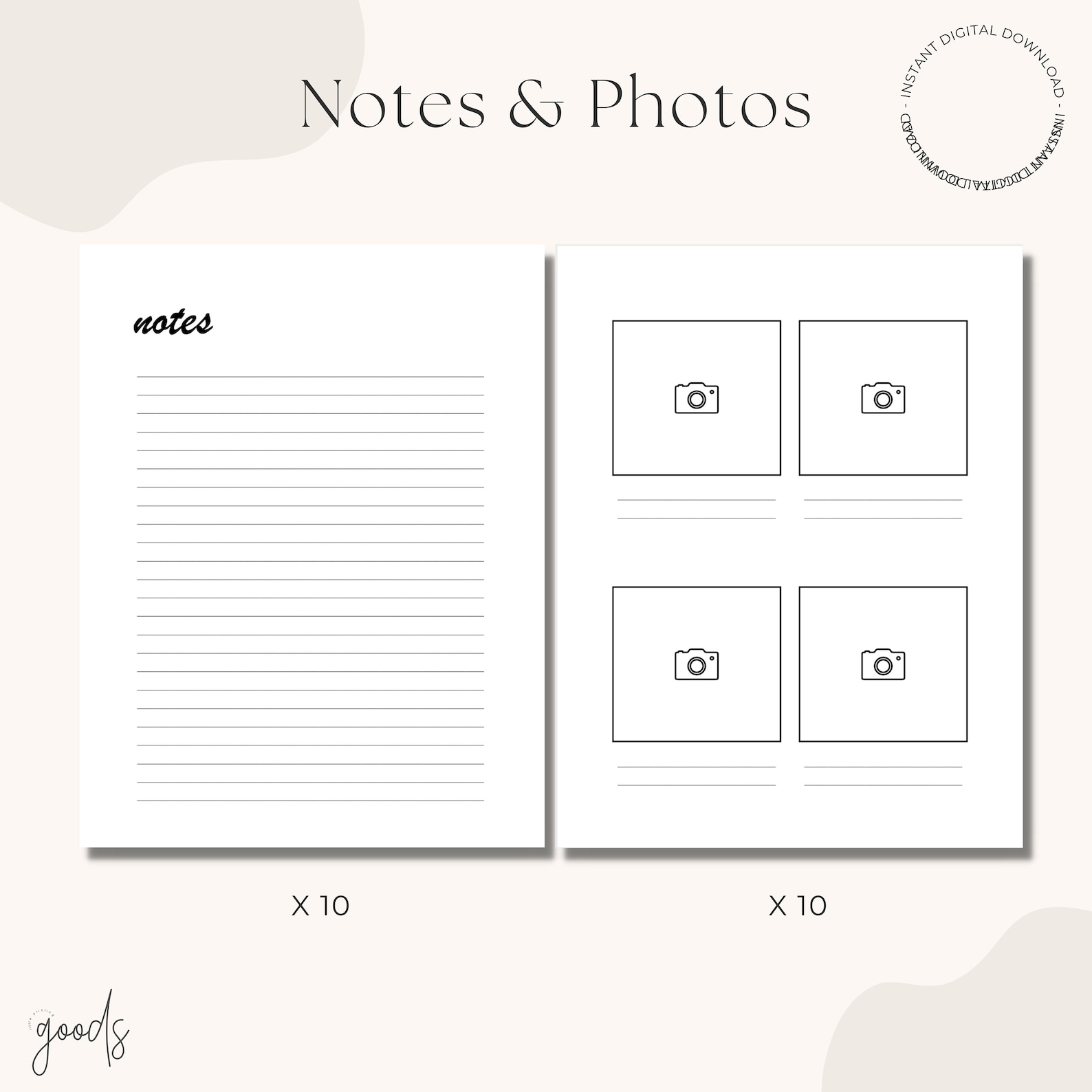 Printable Baby Journal, Pregnancy Journal, Baby Book, Baby Milestones ...