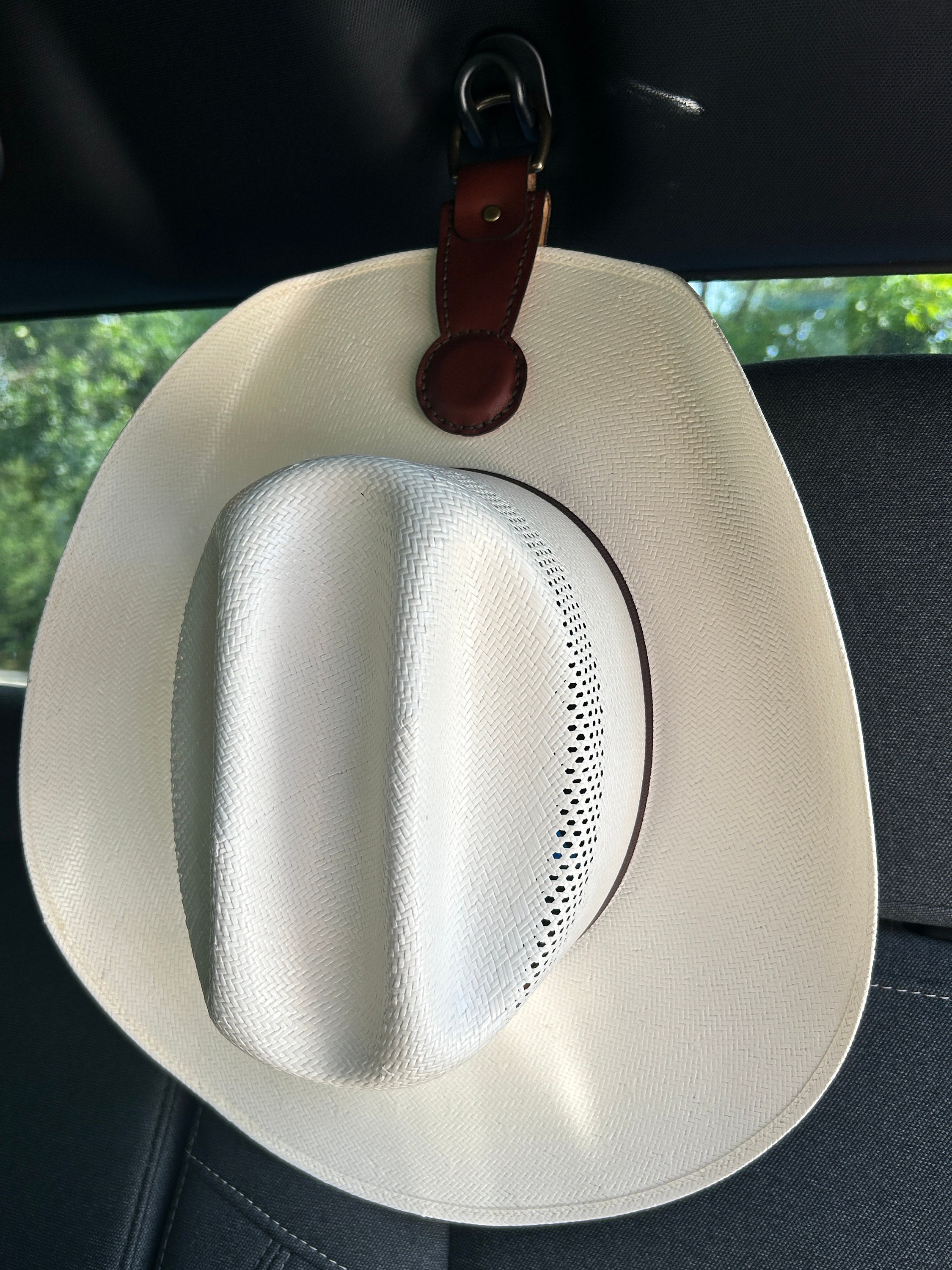 Personalized Leather Cowboy Hat Holder