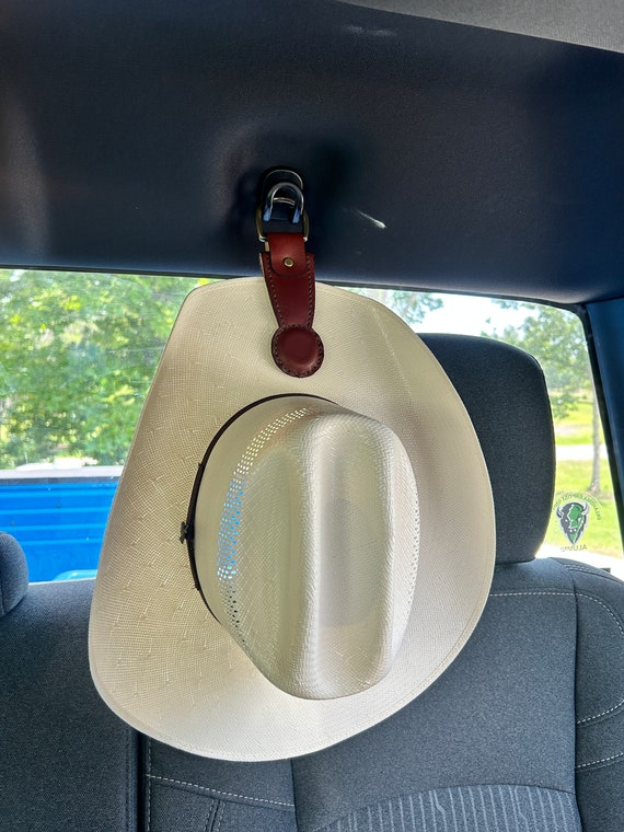 Leather Cowboy Hat Holder Free Personalization Etsy