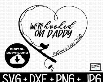 Download Fishing Pole Heart Etsy