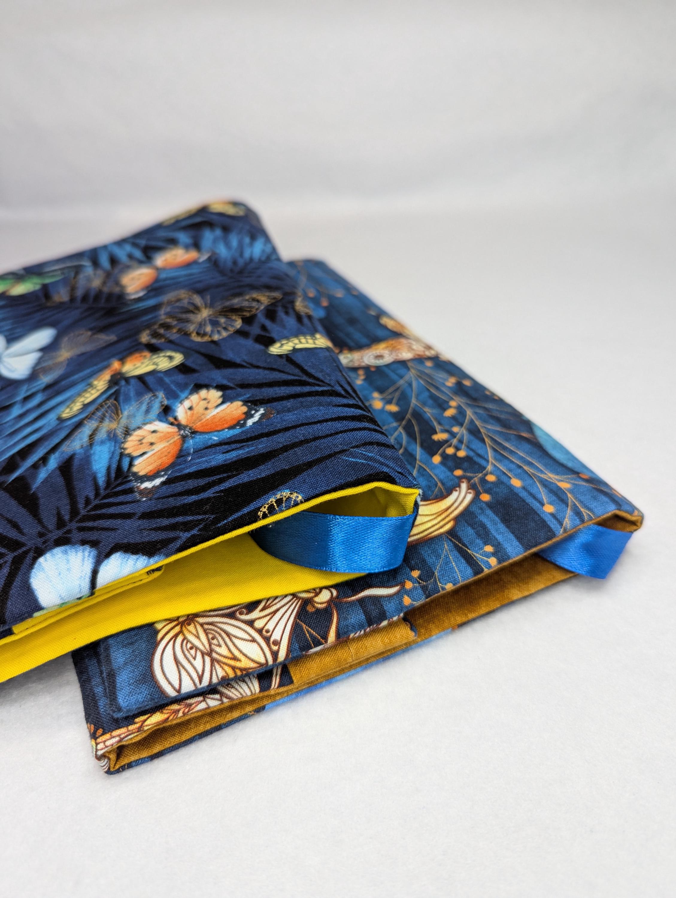 Custom Fabric Book Cover Personalized Hardcover & Paperback Protector ...