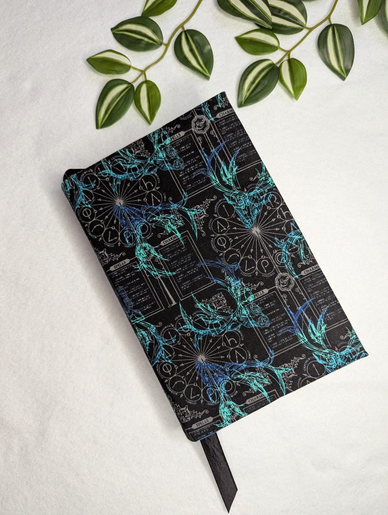 Padded Adjustable Fabric Book Bible Textbook Journal Hardbound Dust ...