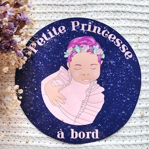baby stickers on board, little princess sticker on board