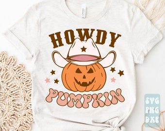 Howdy Pumpkin SVG, Howdy Pumpkin PNG, Halloween pumpkin svg