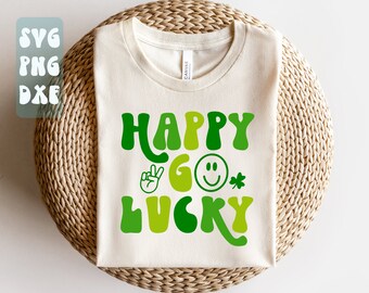 Happy go Lucky svg png studio 3 cricut and silhouette file St Patricks Day svg st patrick svg bible svg quote svg lucky svg mama svg
