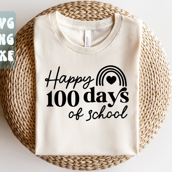 Happy 100 days of school SVG,100 Days of School SVG,Teacher svg,School shirt svg,Kid's shirt svg,100th Days of School cut file