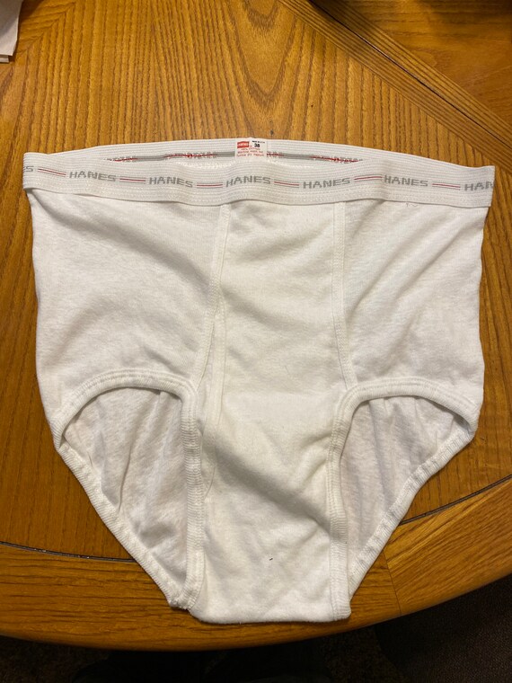 HANES vintage white brief