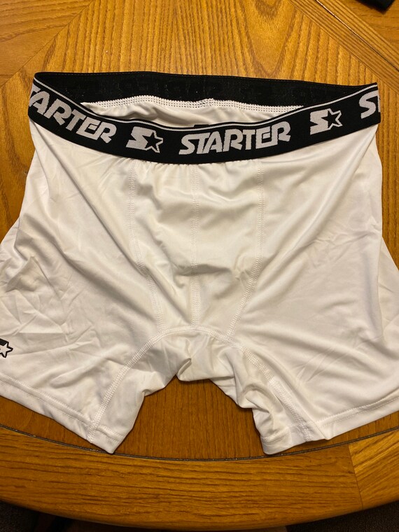 STARTER brand white athletic cotton stretch boxer brief Etsy