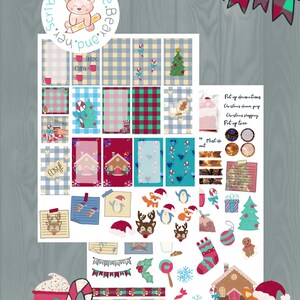 Digital planner stickers- Christmas kit, GoodNotes stickers, digital stickers, PNG stickers