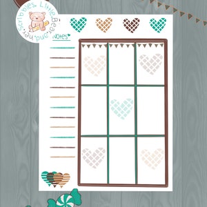 Digital planner page, Goodnotes planner page, digital planning