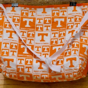 Homemade University of Tennessee Lap Quilt and Bag
