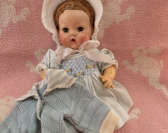 Vintage Effanbee Dy-Dee Baby Doll 11"