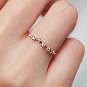 14k Gold Pisces Zodiac Ring with Diamond, Custom Astrology Jewelry, Personalized Zodiac Gift - Custom Star Sign - Celestial Jewelry for Her