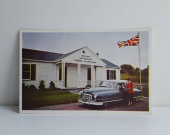 New Liskeard Ontario Vintage Unused Postcard Race Track Peco Etsy