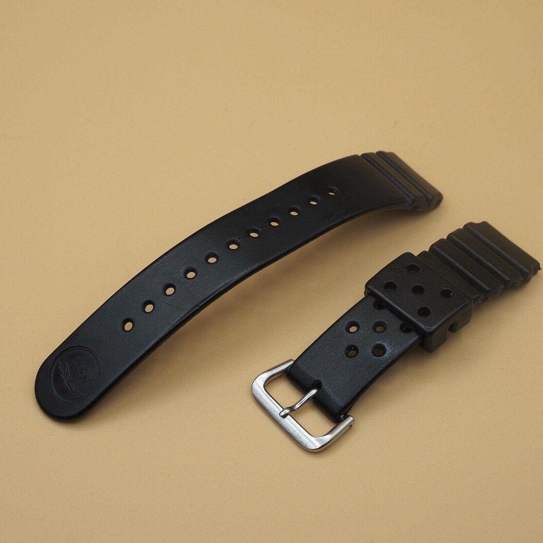 SEIKO純正ラバーベルト　GL831　当時物 Refurbished Vintage Seiko Gl831 22 Genuine Diver Strap - Etsy