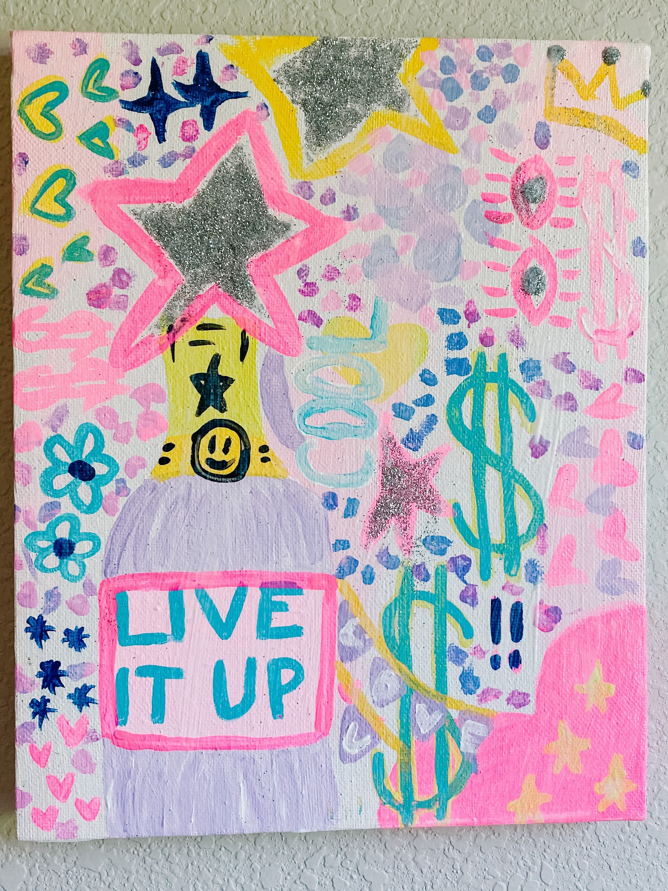 Preppy Wall Art Painting Etsy